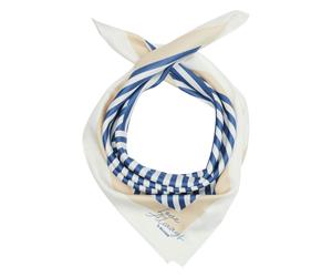 s.Oliver - Schal beige|blau|weiß - Gr. - ONESIZE