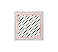 s.Oliver Red Label - Nickituch mit Punktmuster weiß - Gr. - ONE SIZE