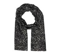 Schal mit Allover-Animal Print ONESIZE grau|schwarz 2172489.98A2.ONESIZE