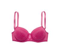 s.Oliver Schalen-BH „Denise“ Balconette, Spitze & Mesh, gepolstert Damen 80D Pink