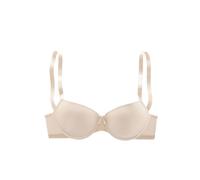 Schalen-BH S.OLIVER, Damen, Gr. 80, Cup D, beige (puder), Microtouch, Obermaterial: 60% Polyamid, 35% Polyester, 5% Elasthan, Basic, BHs, mit Bügel und nahtlos vorgeformten Schalen, Basic Dessous (705
