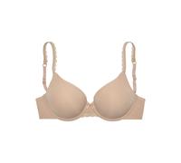 Schalen-BH S.OLIVER "Camille" Gr. 70, Cup D, braun (toffee), Damen, Microtouch, Spitze, Obermaterial: 72% Polyamid, 16% Polyester, 12% Elasthan, BHs, mit nahtlos vorgeformten Schalen, Basic Dessous (5