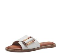 s.Oliver Schiebe-Sandalen 5-27131-42 Weiß Vegan und Soft Foam