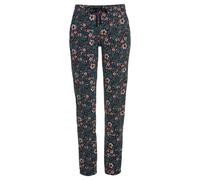 Schlafhose S.OLIVER Gr. 32/34, N-Gr, bunt (blau, geblümt, weinrot) Damen Hosen (76075246-32) blau, geblümt, weinrot