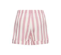 Schlafshorts S.OLIVER, Damen, Gr. 32, N-Gr, mauve gestreift, Web, Obermaterial: 100% Viskose, gestreift, loose fit kurz, Hosen Schlafshorts, mit breitem Aufschlag am Saum (64991423-32)