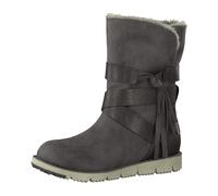 s.Oliver Schlupf/Reißverschlussstiefelette Warmfutter für Damen, grau, Größe 39 EU
