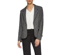 Kurzblazer S.OLIVER BLACK LABEL Gr. 40, grau (grey, black) Damen Blazer (72123439-40) grey, black