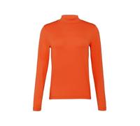 Schmal geschnittenes Langarmshirt aus Viskosemix 46 Orange