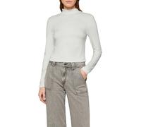 Schmal geschnittenes Langarmshirt aus Viskosemix 44 creme 2156422.0210.44