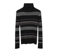 s.Oliver Schmaler Rollkragenpullover mit Streifen aus Glitzer-Garn