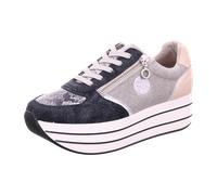 s.Oliver Schnürhalbschuh für Damen, blau, Größe 39 EU