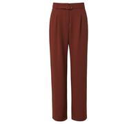 Twill-Hose mit Gürtel und High Rise 36/REG rot 2170571.3700.36_REG