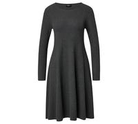 s.Oliver Schwarz LABEL Damen 2170613 Strickkleid, Grey/Black, 38