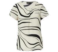 Kurzarmbluse mit Rundhalsausschnitt und All-over-Print 46 Beige 2171586.80A3.46
