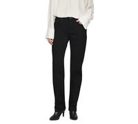 s.Oliver Schwarz LABEL Jeans Hose, Karolin Straight Leg