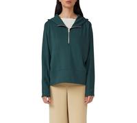 s.Oliver Sweatshirt Scuba-Hoodie mit Fledermausärmeln und regulierbarem Saum Damen Blau 42
