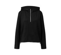 Scuba-Hoodie mit Fledermausärmeln und regulierbarem Saum 46 schwarz 2170102.9999.46