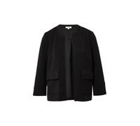 s.Oliver Scuba-Jacke im Relaxed Fit mit 3/4-Ärmeln schwarz 42