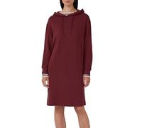 Scuba-Kleid mit Eingrifftaschen und Kapuze 40 rot 2170103.3902.40