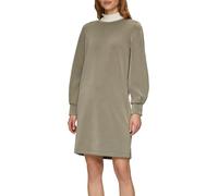 s.Oliver Scuba-Kleid mit Faltendetail am Ärmel und Eingrifftaschen karamell 42