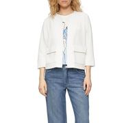 Scuba-Sweatjacke mit Faltendetail 36 creme 2164131.0210.36