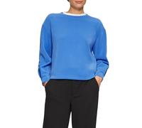 Scuba-Sweatshirt aus Modalmix mit Faltendetail 38 blau 2165050.5513.38