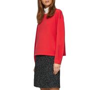 Scuba-Sweatshirt aus Modalmix mit Faltendetail 40 rot 2165050.3090.40