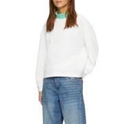 s.Oliver Scuba-Sweatshirt aus Modalmix mit Faltendetail Ecru 38