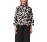 Scuba-Sweatshirt im Relaxed Fit mit Leo-Print 42 grau 2171456.93A1.42