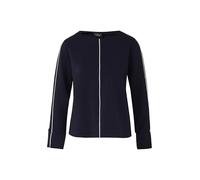 s.Oliver BLACK LABEL Regular Fit Sweatshirt mit Kontrastnähten in Marine, Größe 34