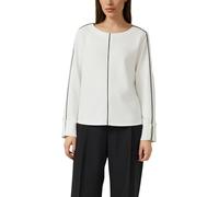 s.Oliver Scuba-Sweatshirt mit Kontraststreifen Damen Creme Gr. 34 2174849.0200.34