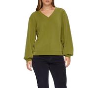 Scuba-Sweatshirt mit V-Ausschnitt 34 grün 2154228.7774.34