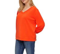 s.Oliver Scuba-Sweatshirt mit V-Ausschnitt