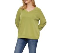 s.Oliver Scuba-Sweatshirt mit V-Ausschnitt