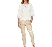 s.Oliver Semitransparente Bluse aus Broderie Anglaise