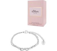 s.Oliver Set Damen Armband mit Parfüm 2039610 Infinity Edelstahl