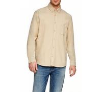 s.Oliver Herren 2154472 Hemd Langarm, Button Down Kragen, 8065 Braun, M