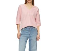 Shirt mit Strukturstreifen und Fledermausärmeln rosa 40