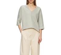 Shirt mit Strukturstreifen und Fledermausärmeln 40 grün 2164115.73G4.40