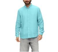 s.Oliver Leinenhemd mit Button-Down-Kragen türkis L