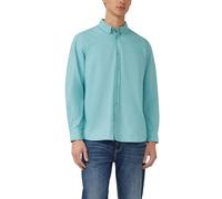 Regular Fit: Langarmhemd mit Garment Dye und Button-Down-Kragen XXL türkis 2177017.6603.XXL