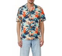 s.Oliver Resort Fit: Kurzarmhemd aus Viskosemix mit Brusttasche türkis XL