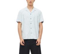 Resort Fit: Gemustertes Kurzarmhemd aus Viskosemix L blau 2178853.51A2.L
