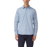 Slim Fit: Hemd aus Baumwollstretch mit All-over-Print S blau 2172379.62A0.S