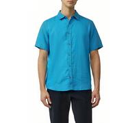 s.Oliver Regular Fit: Leichtes Kurzarmhemd aus 100% Leinen pastelltürkis XL