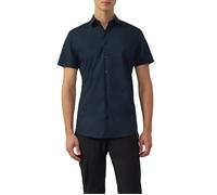 Tailored Fit: Feines Kurzarm-Hemd aus hochwertigem Baumwollstretch 40 blau 2160379.5978.40