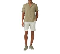 Resort Fit: Luftiges Kurzarmhemd aus Musselin 3XL olive 2171398.7880.3XL