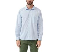 Regular Fit: Strukturiertes Hemd mit Brusttasche L blau 2172382.50K2.L