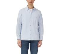Regular Fit: Gemustertes Langarmhemd mit Kentkragen XL blau 2174260.50K0.XL