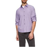 Regular Fit: Kariertes Hemd aus Baumwollstretch mit Brusttasche S lila 2156027.47N1.S